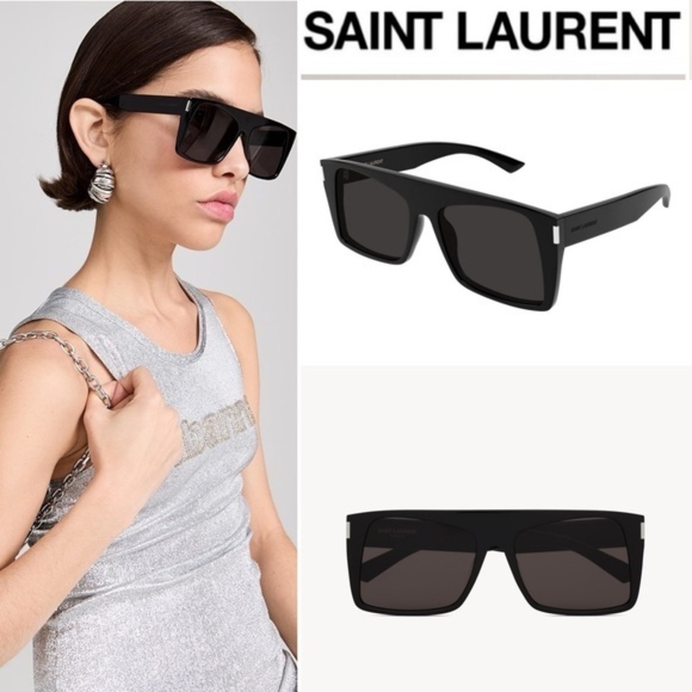 YSL Yves Saint Laurent SL 651 VITTI SUNGLASSES BLACK 505$